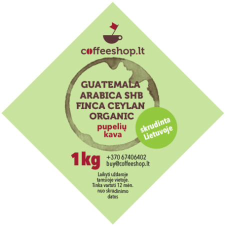 Kava Guatemala Arabica Shb Ep Finca Ceylan