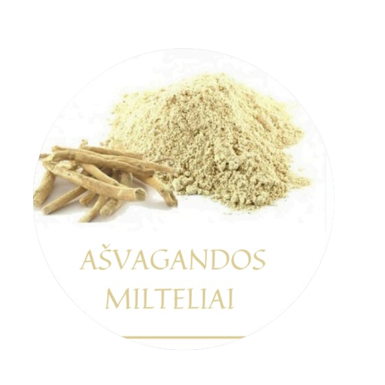 Ašvagandos šaknis malta 100g