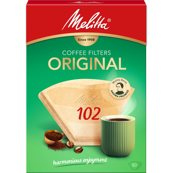 MELITTA 1X2/80 kavos filtrai